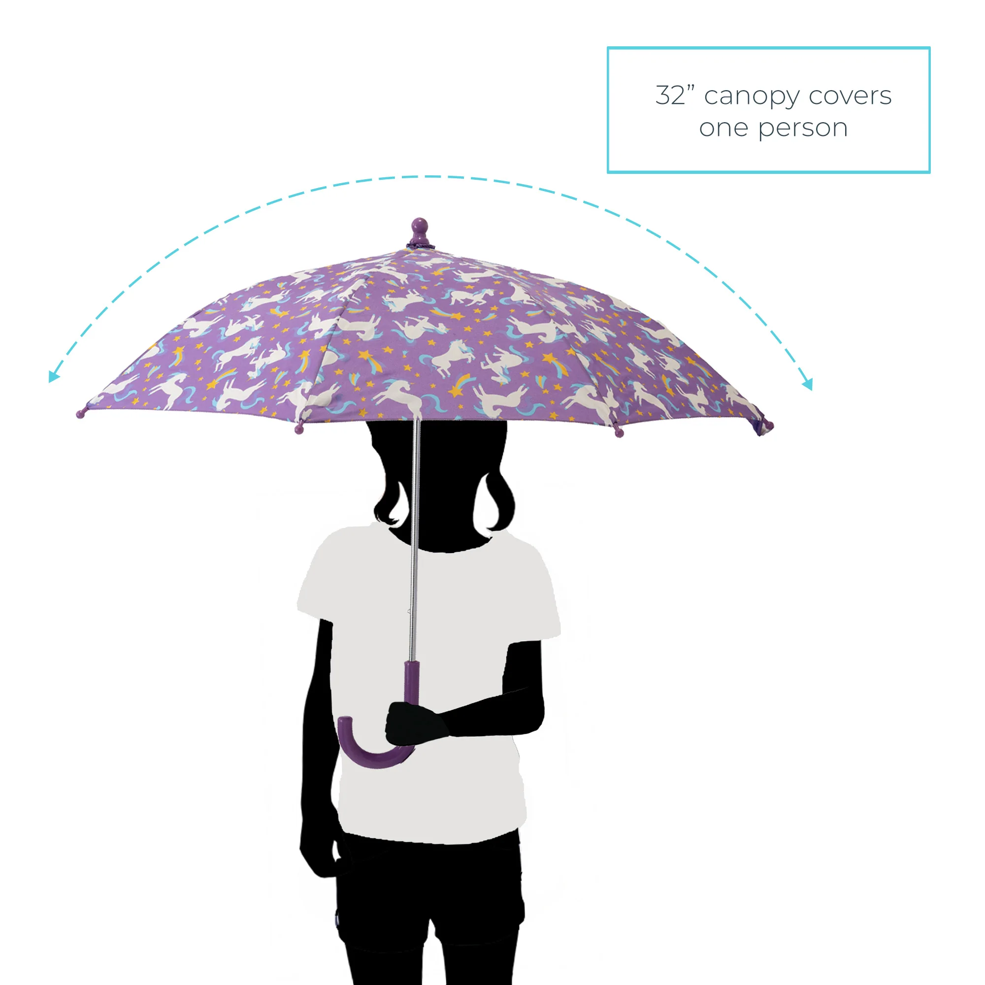 Kid's Rain-Activated Color Changing Umbrella - Image 5