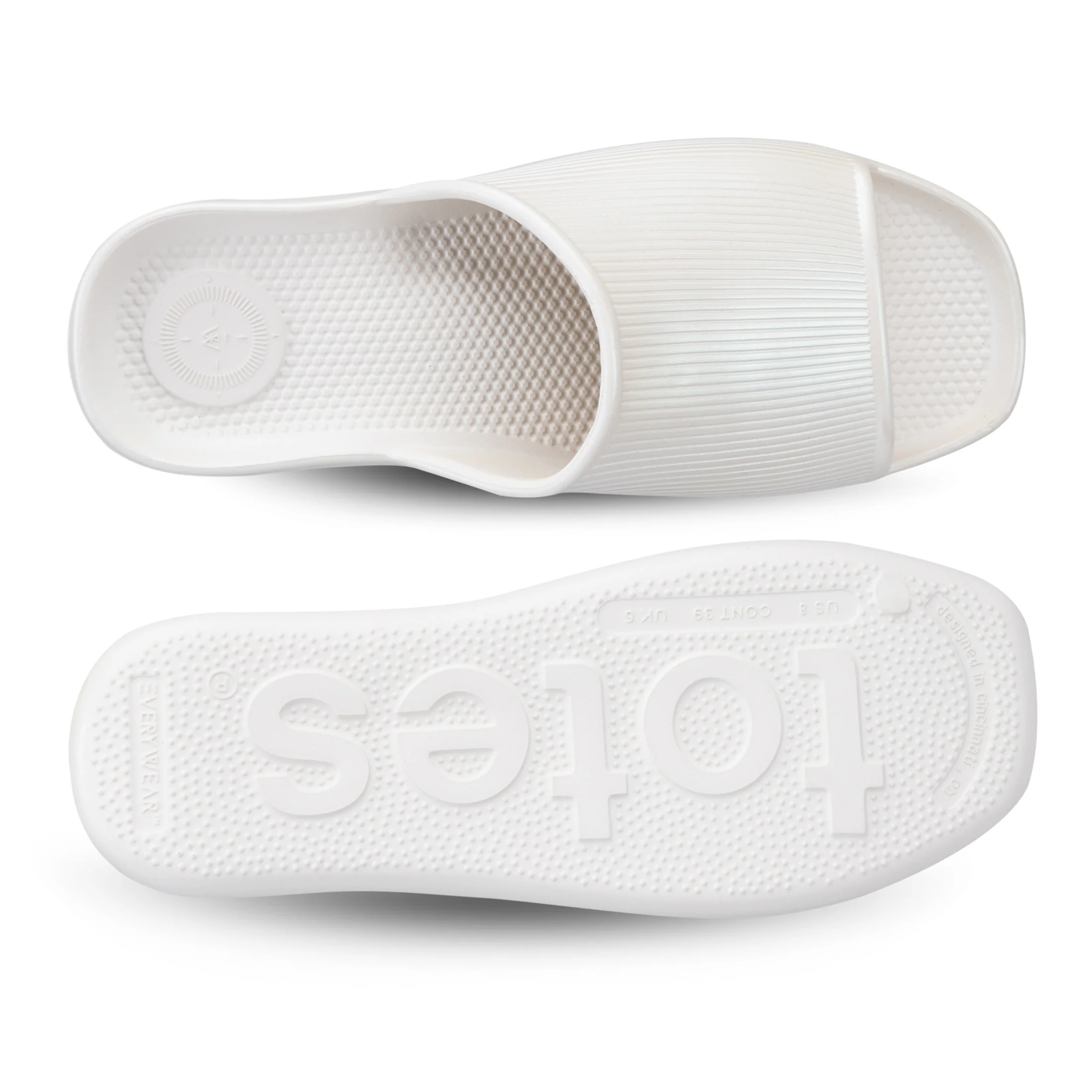 Women's Ribbed Platform Slide - Image 9