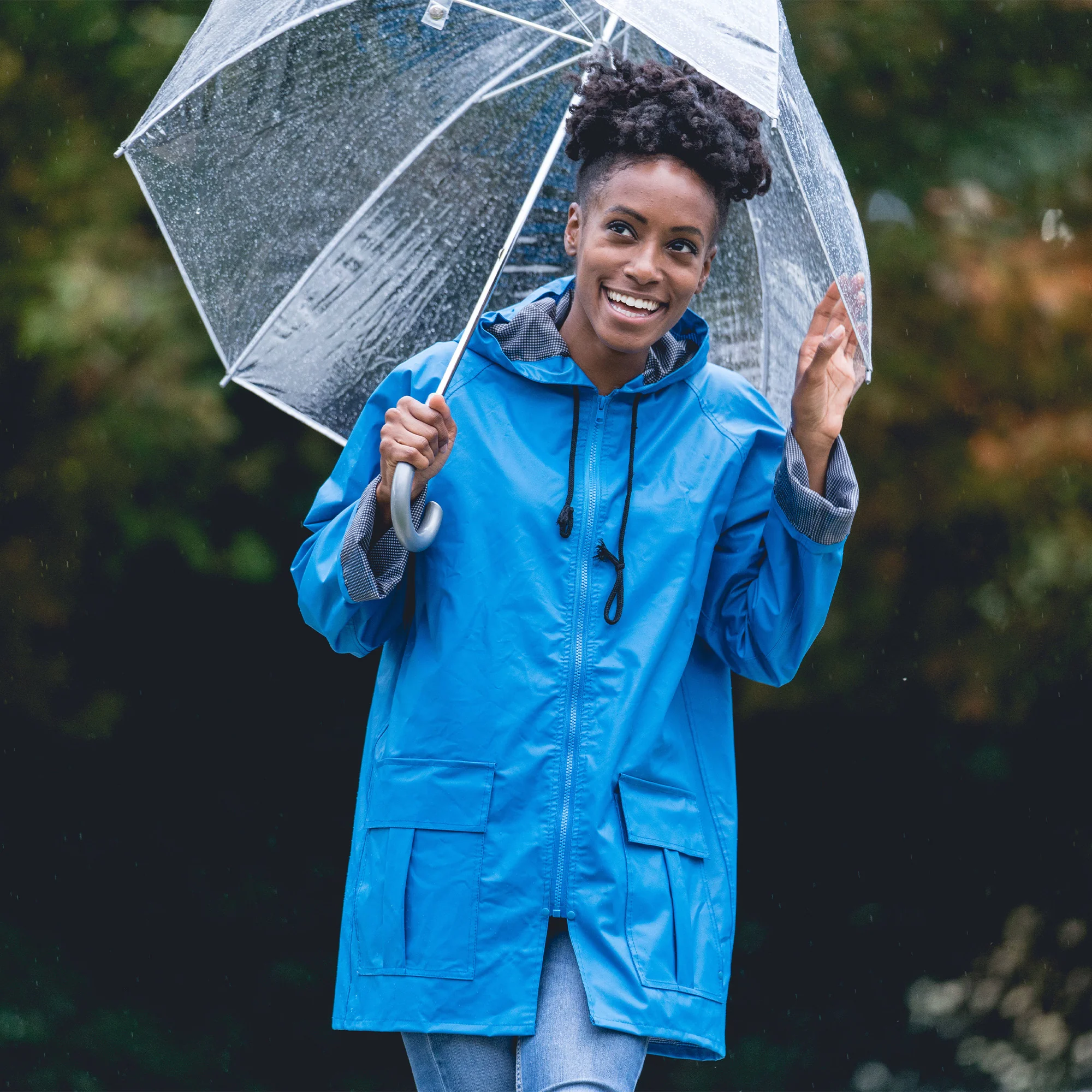 Clear Bubble Umbrella with Clear Acrylic Handle - Image 30