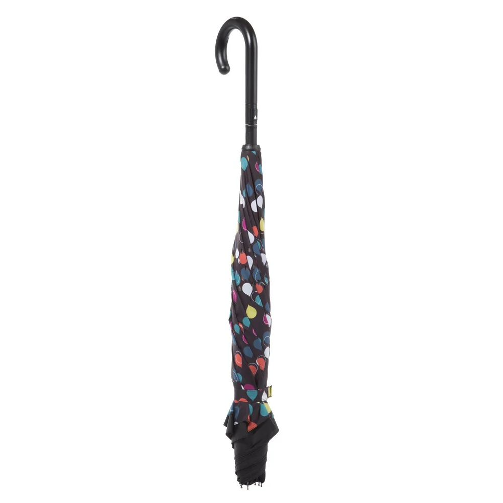 Stick Reverse-Close Umbrella with Under-Canopy Print - Image 36