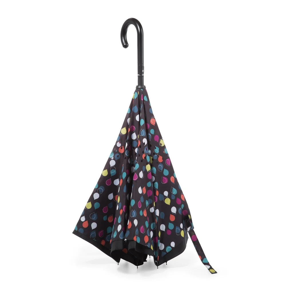 Stick Reverse-Close Umbrella with Under-Canopy Print - Image 41