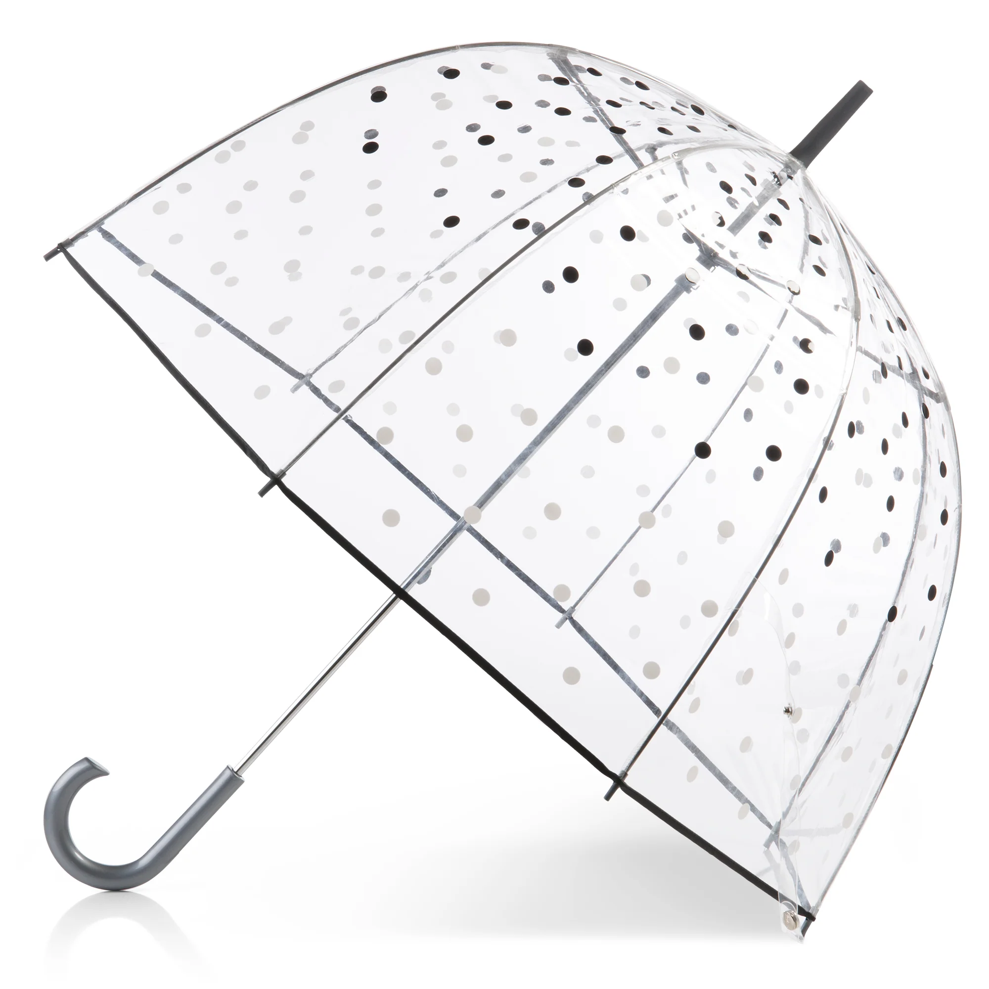 Clear Bubble Umbrella with Colorful Accents - Image 19