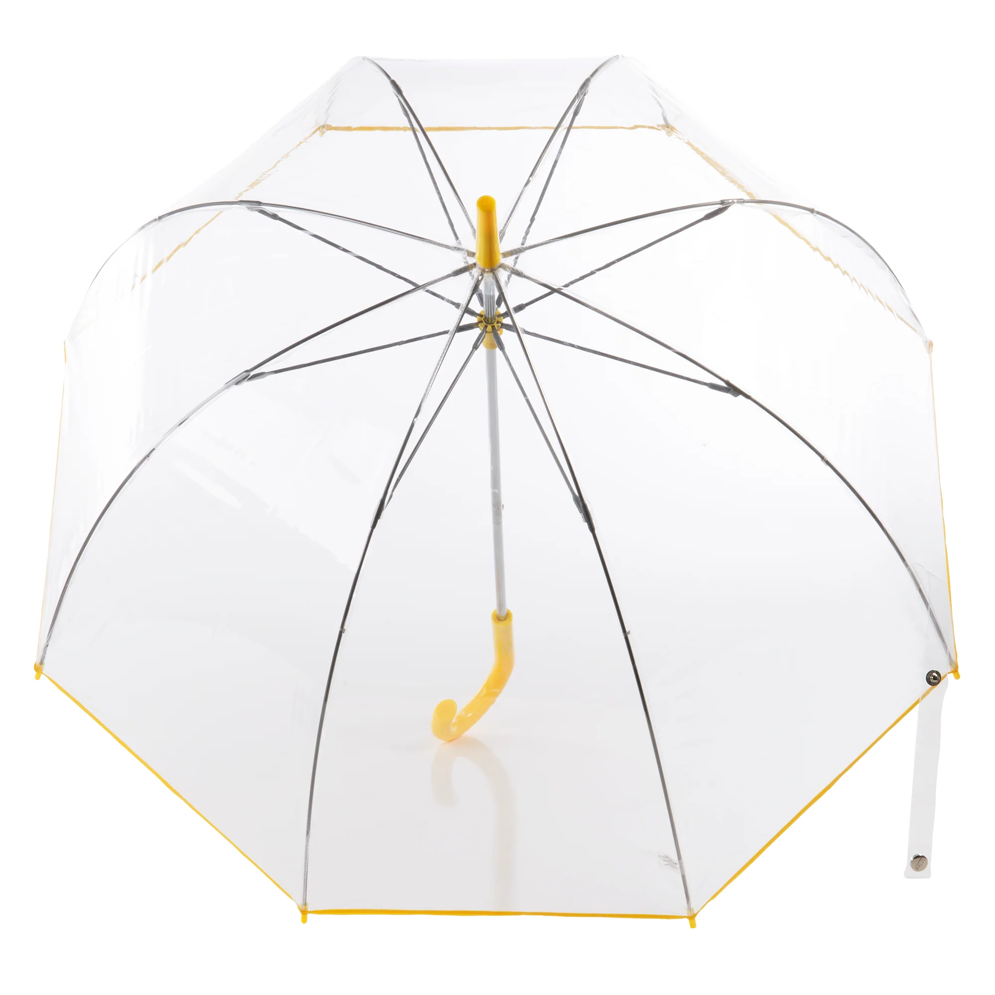 Clear Bubble Umbrella with Colorful Accents - Image 3