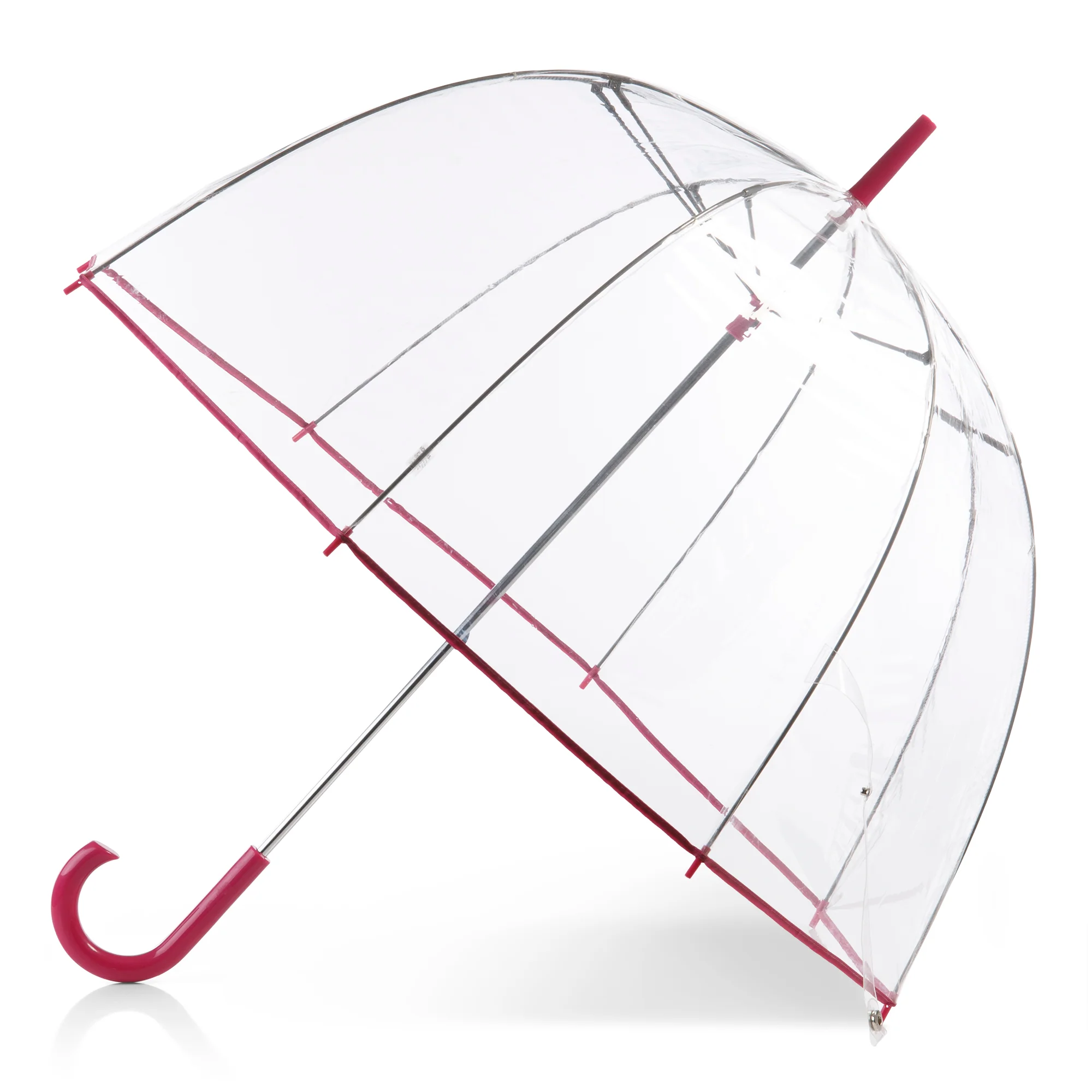 Clear Bubble Umbrella with Colorful Accents - Image 7