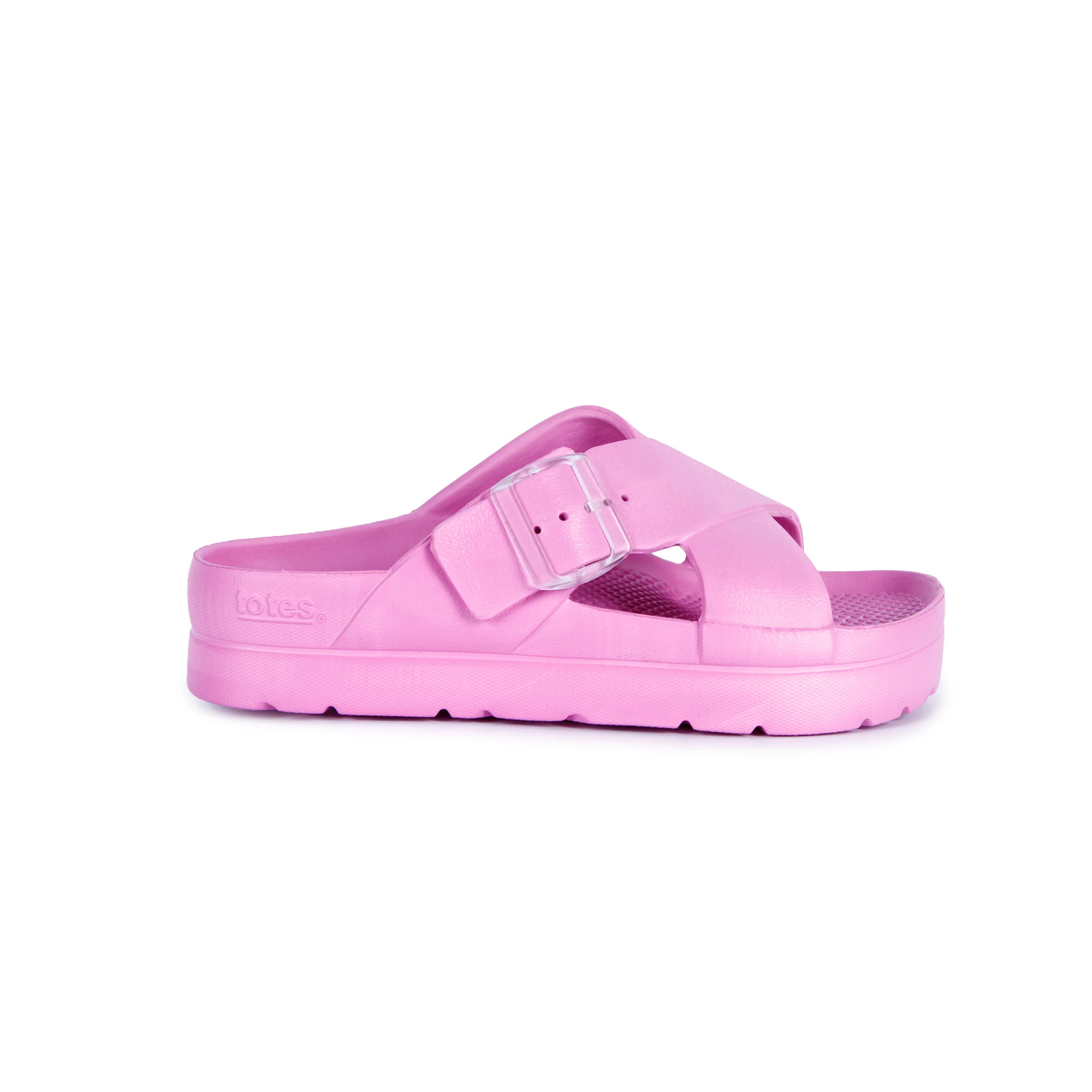 Womens Cross Buckle Slide - Image 8