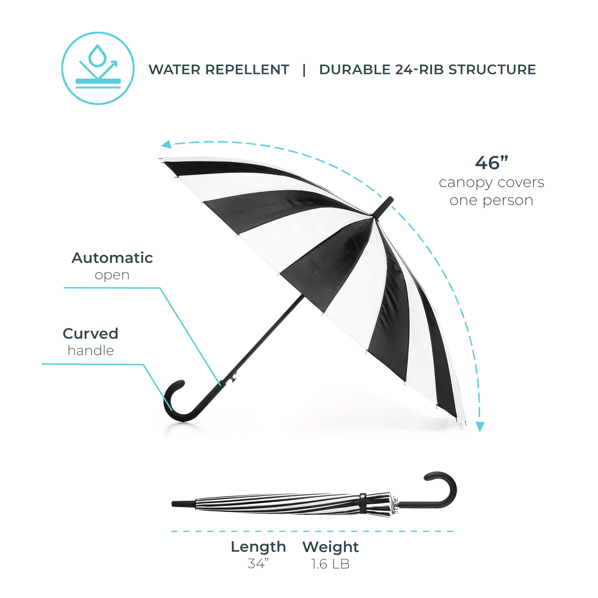 Luxury Stick Umbrella - Image 16