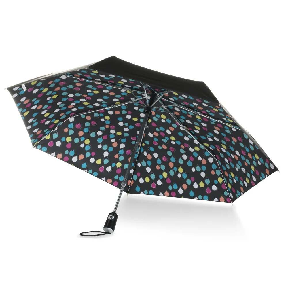 Under Canopy Print Folding Umbrella with Auto Open/Close Technology - Image 10