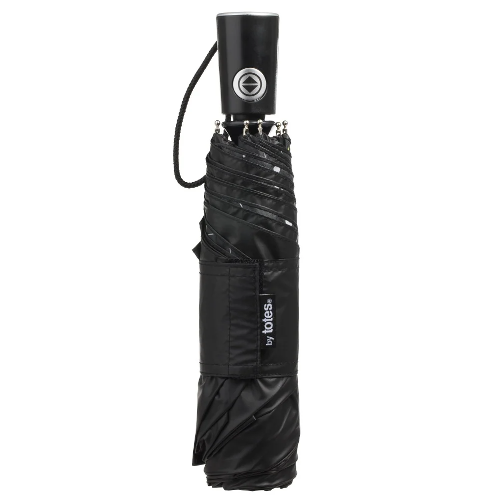 Under Canopy Print Folding Umbrella with Auto Open/Close Technology - Image 9